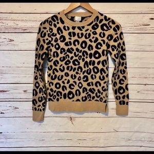 Leopard print sweater